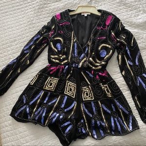 things work out jumpsuit navy